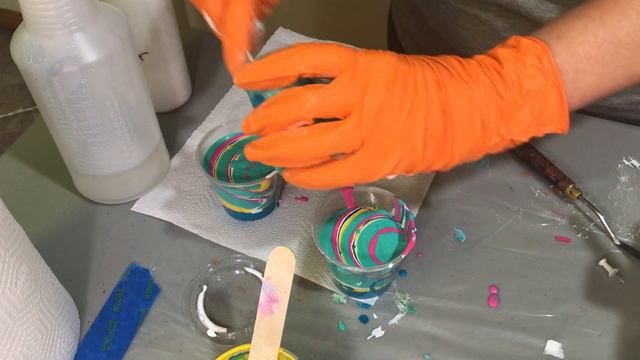 Acrylic Pour Painting Strainer Flip смотреть онлайн