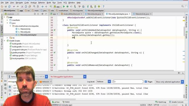 Firebase ChildEventListeners смотреть онлайн