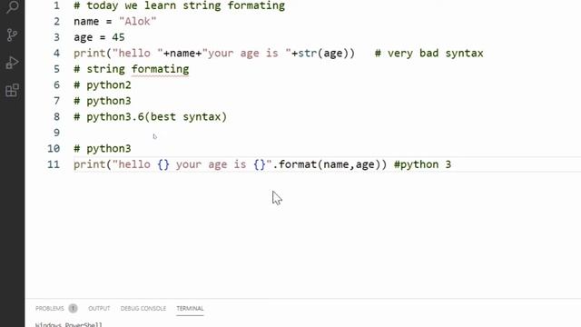 F-Strings & String Formatting In Python | Python Tutorials For Absolute Beginners In Hindi #10 смотреть онлайн