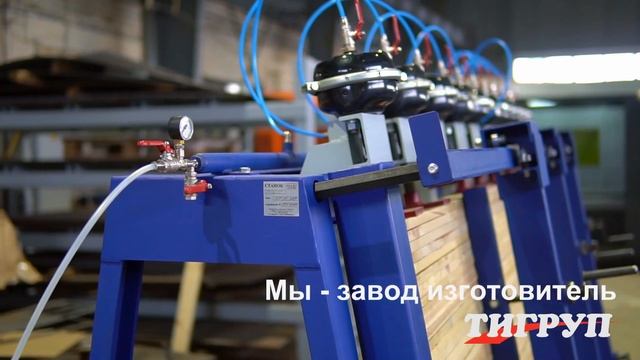 Вайма пневматическая, пресс для щита, сборки лестниц, подоконников, дверей ВП-20/3000 смотреть онлайн