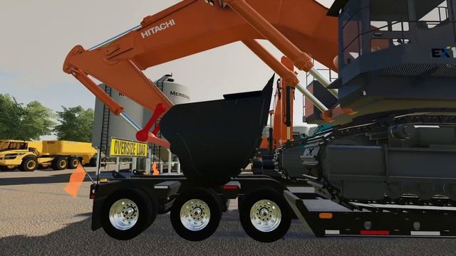 NEW EXCAVATOR HEAVY HAULING TO THE ALBERTA MINE | Farming Simulator 19 смотреть онлайн