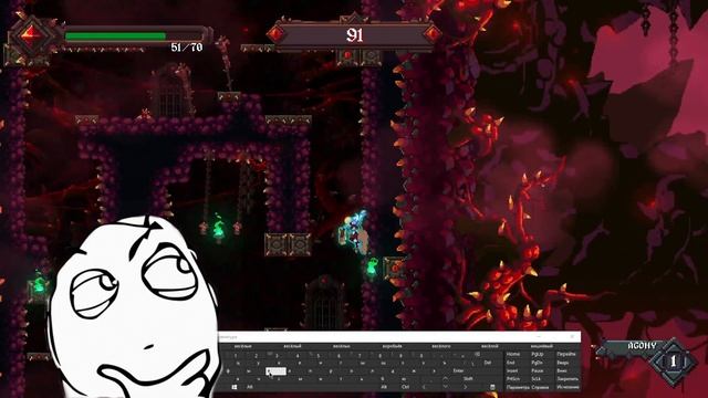 Rising Hell но ТОЛЬКО ЭКРАННАЯ КЛАВИАТУРА!!! смотреть онлайн