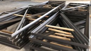 Участок нанесения жидких красок на металлоконструкции