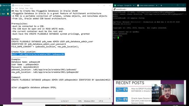 How to Create New Pluggable Databases in Oracle 19c смотреть онлайн