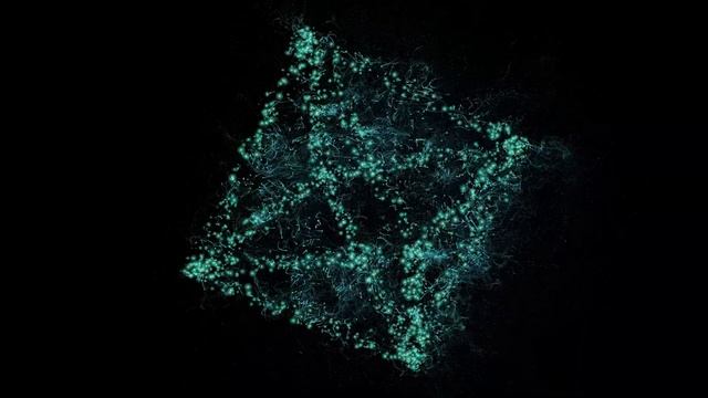 Flowing 3D Object Particle Animation | Free Motion Graphics | 4K UHD смотреть онлайн