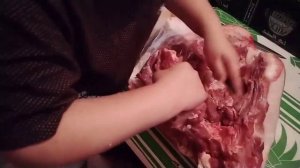 Домашняя обвалка свиной туши// вес поросёнка//