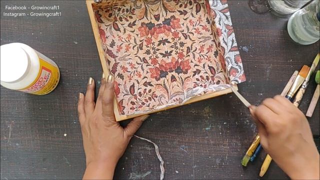 Decoupage tutorial DIY How to make old wood texture I Image Transfer смотреть онлайн