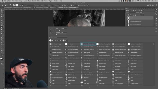 Learn Photoshop Overpaint With Me – Mixed Media смотреть онлайн