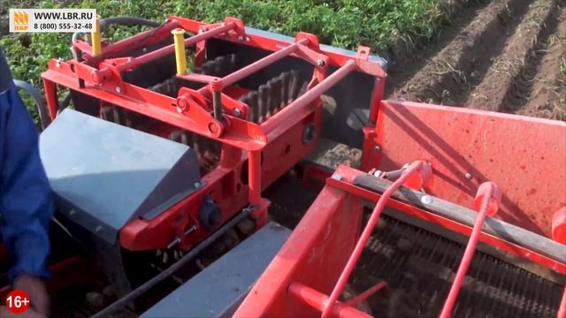 Картофелеуборочный комбайн Bolko в работе смотреть онлайн