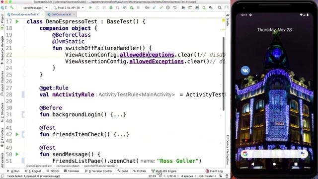 Solving the issues of Espresso Android autotests in the real world (Aleksei Tiurin, Russia) [RU] смотреть онлайн