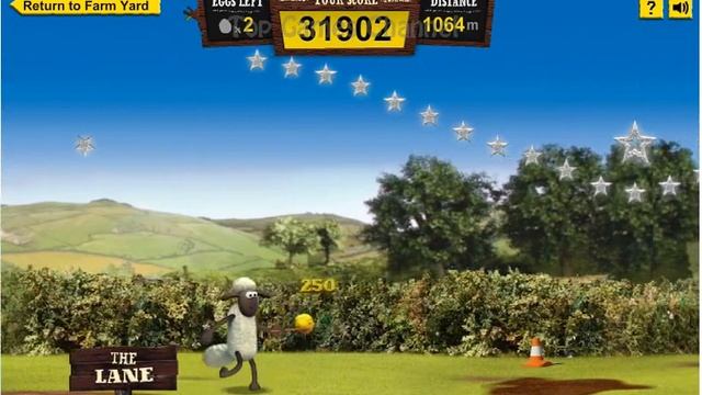 Shaun the Sheep online Game - Chick 'n Spoon Top score 63206 смотреть онлайн