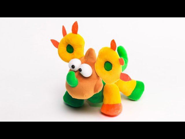 Магнитный конструктор динозавров - мягкая игрушка CoDi
