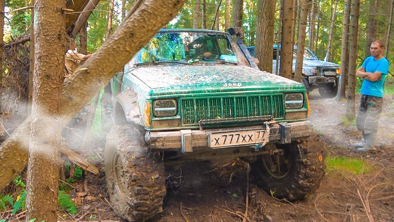 Что творит Jeep против УАЗ Нивы и Jimny на бездорожье Утопили Wrangler Где предел на оффроад? смотреть онлайн