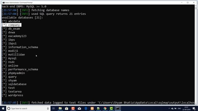 [IN HINDI] ||Blind SQL injection on Local Host Practical Video Using SQL Map || DVWA смотреть онлайн