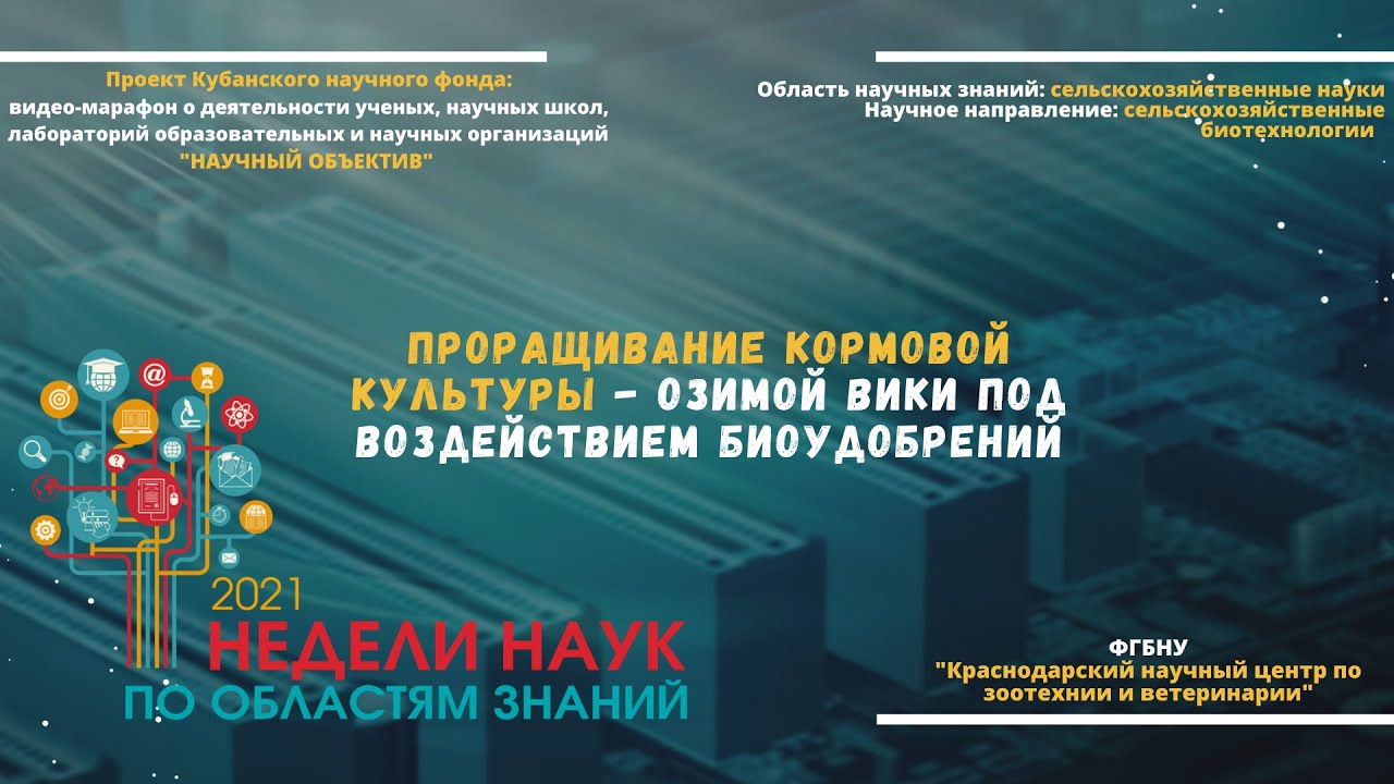 Проращивание кормовой культуры смотреть онлайн