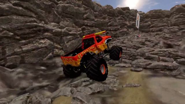 Monster Trucks BeamNG Drive - Rock Climbing Challenge | Who's That Monster Truck?