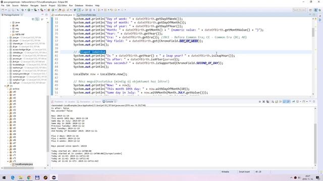 [Java Time v2] LocalDate osztály смотреть онлайн