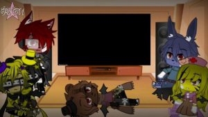 Nightmare's React To Afton Family || FNAF