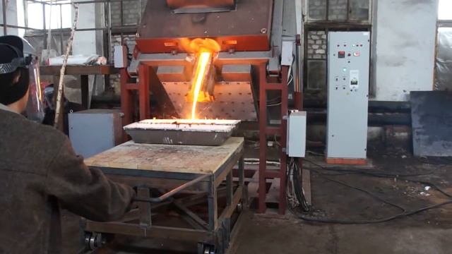 Плавление, розлив меди. смотреть онлайн