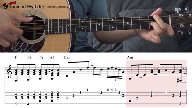[TAB] Love of My Life(Queen)-Nuno Bettencourt(EXTREME.ver) смотреть онлайн