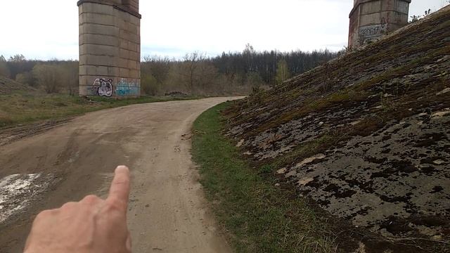 1106, 06.05.2021, Орёл, циклопический мост, ручей Непрец, налево балка Непрец, направо Голубые озёр