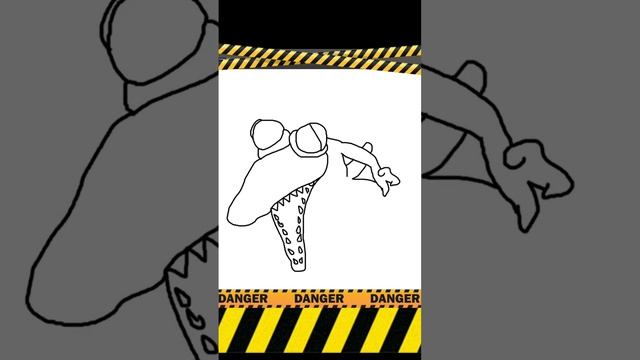 how to draw rainbow friends, orange monster roblox ?? смотреть онлайн