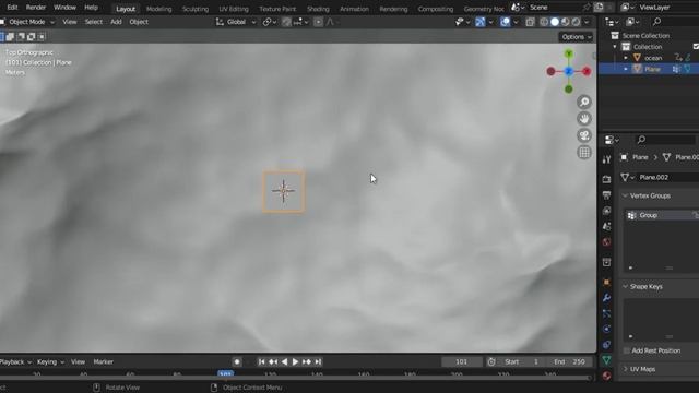 Blender. Симуляция качания обекта на волнах. смотреть онлайн