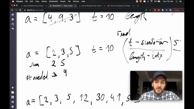 SUM OF MUTATED ARRAY CLOSEST TO TARGET (Leetcode) - Code & Whiteboard смотреть онлайн