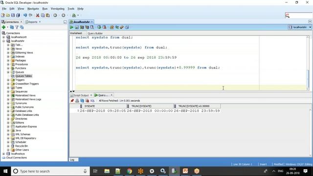 Oracle SQL TUTORIAL – Date columns with Time in Where condition смотреть онлайн