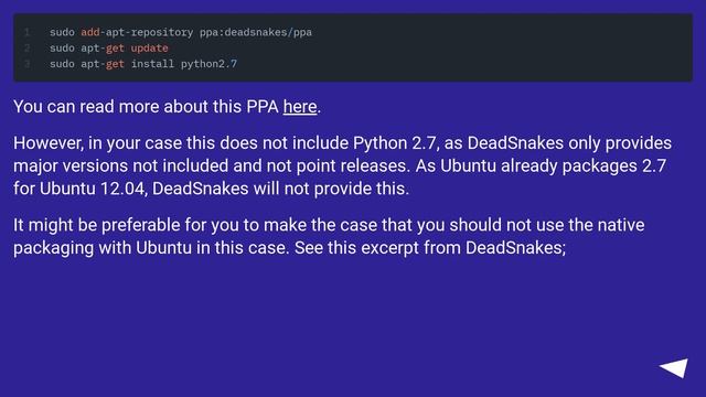 How to use Latest Python 2.7.x "The Right Way" on Ubuntu 12.04 LTS? смотреть онлайн