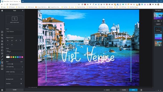 How to overlay text on an image using Pixlr X - [ Free Online Image Editor ] смотреть онлайн