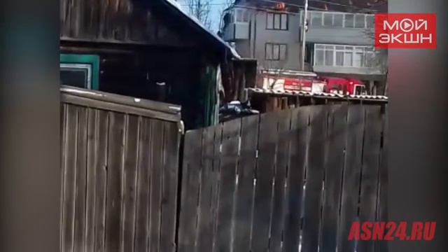 Горит коттедж в Чигирях (ближе) смотреть онлайн