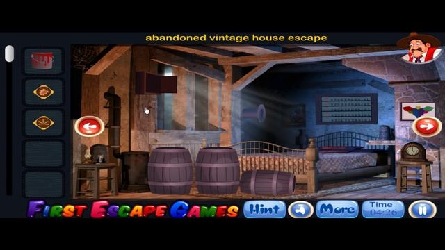 Abandoned Vintage House Escape - Walkthrough First Escape Games смотреть онлайн