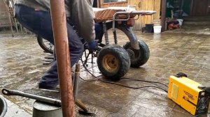 Трицикл из мопеда альфа.