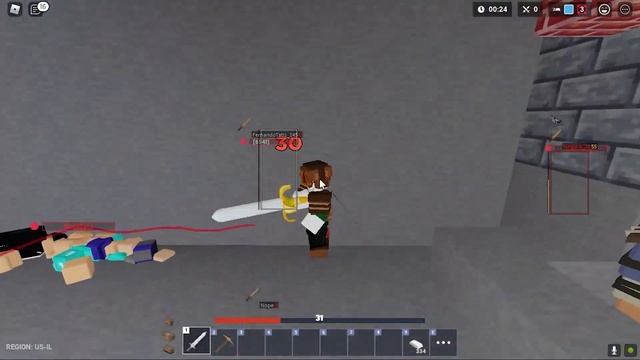 The anticheat is gone (Roblox Bedwars Exploiting) смотреть онлайн