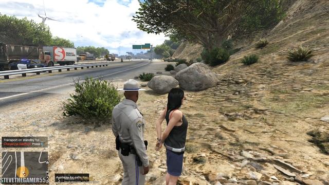 GTA 5 MODS LSPDFR 0.4.1 - 2016 MUSTANG GT350R HIGHWAY PATROL!!! (GTA 5 REAL LIFE PC MOD) смотреть онлайн