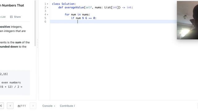 Leetcode 2455. Average Value of Even Numbers That Are Divisible by Three [Solution] смотреть онлайн