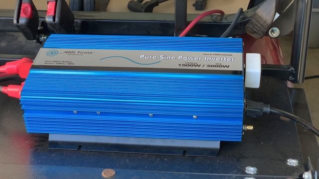 Aims Power Inverter For Home Power Backup From A 48 Volt Golf Cart