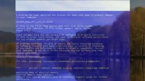 Ремонт компьютера Синий экран смерти что делать?