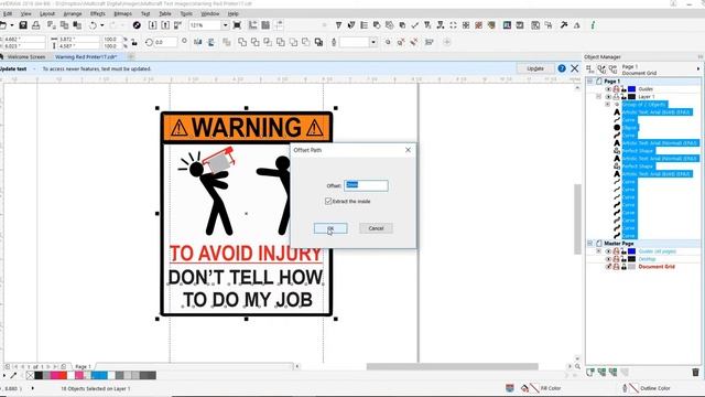 Frame Extraction cut line using Mimaki's Fine Cut in Corel Draw смотреть онлайн