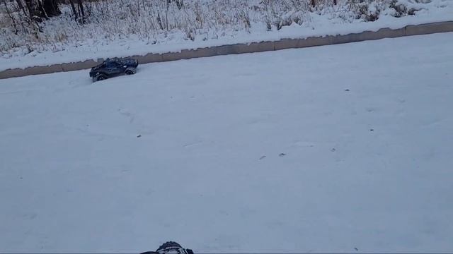 Зимние покатушки#2 на Remo Hobby 9emy и Mmax