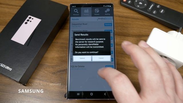 SAMSUNG Galaxy S23 Ultra Androbench Test смотреть онлайн