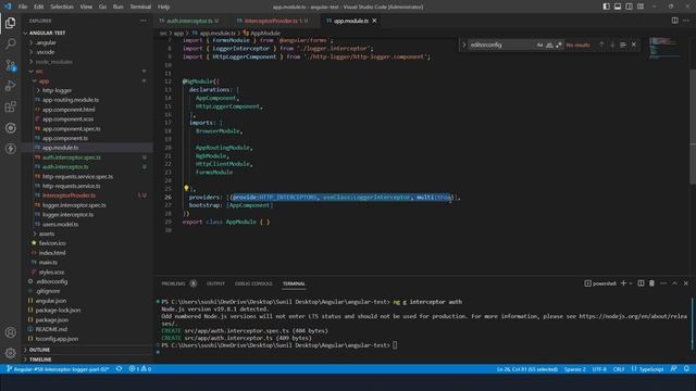 Angular #59 - HTTP Interceptor (How to use multiple Interceptor in Angular) смотреть онлайн