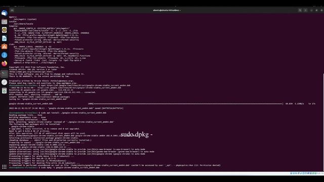 如何在 Ubuntu 22.04 上安装谷歌浏览器 смотреть онлайн