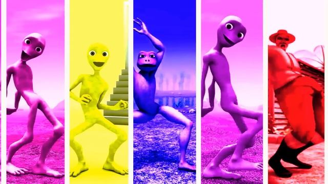 Green Alien VS Dame Tu Cosita VS Me Kemaste VS Patila VS Gummy Bear Funny Color Dance Challenge