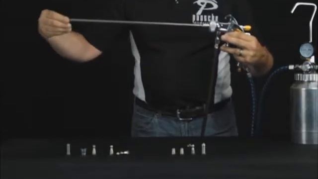Paasche Airbrush Co. Extention Spray Gun wand demo смотреть онлайн