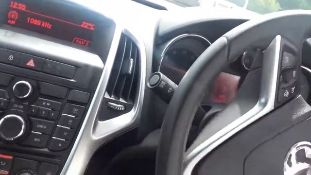 2014 Vauxhall (Opel) Astra J,dash board, stearing wheel, short drive. смотреть онлайн