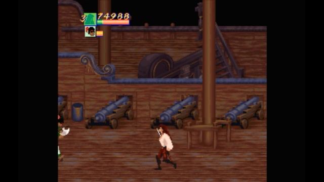 Super Nintendo (Snes) 16-bit CutThroat Island Sea Battle (Stage 12 Final)