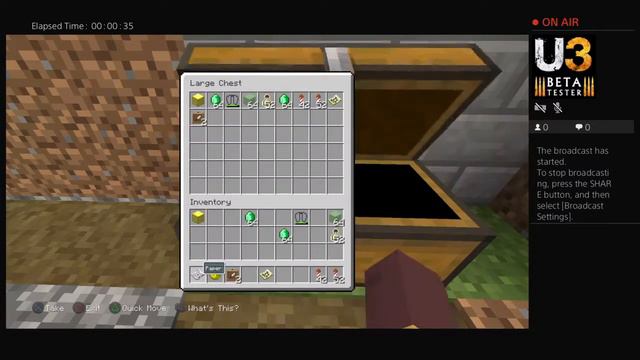 How to Clone Items in Minecraft PS4 on SV mode Step 2 смотреть онлайн