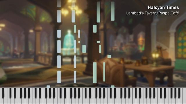 Halcyon Times - Genshin Impact OST - Piano Arrangement (Sheet Music) смотреть онлайн